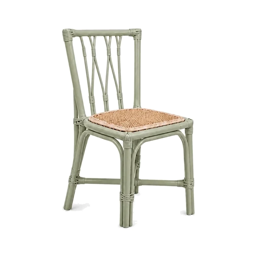 Sophia sage children's rattan chair